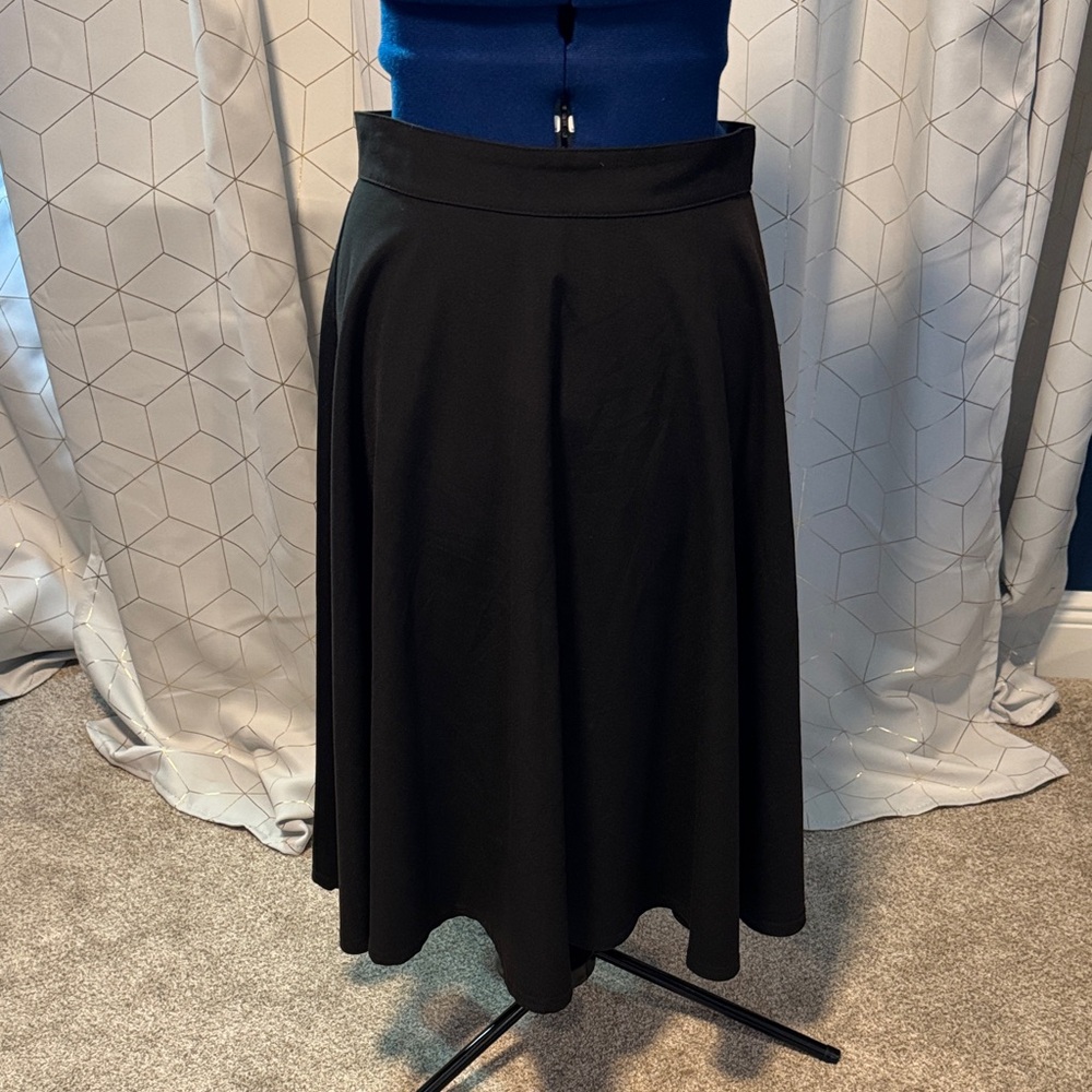 RockSteady Classic Black A-Line Skirt